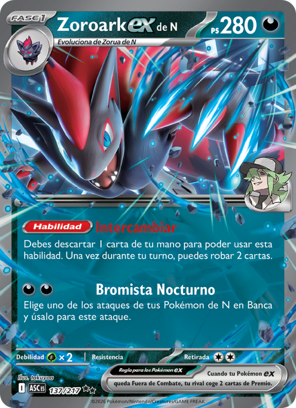 Zoroark ex de N from Héroes Ascendentes