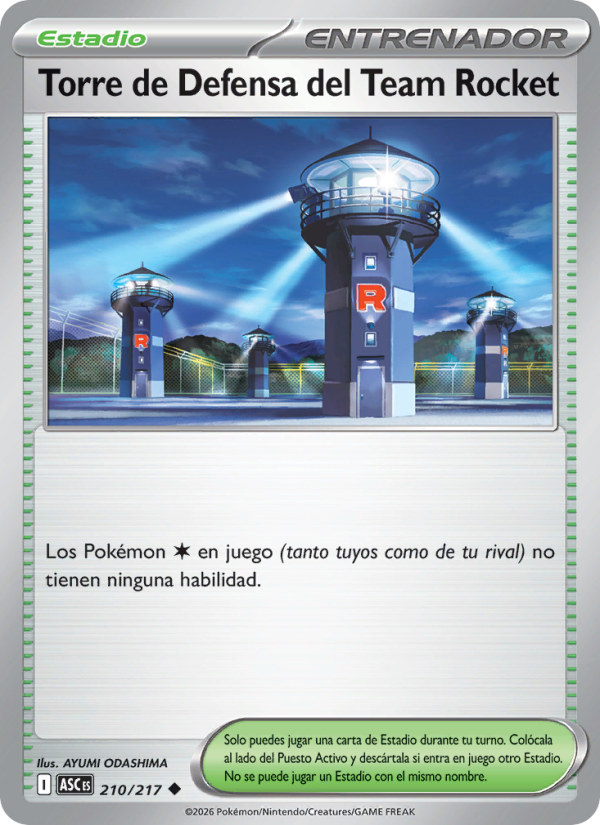 Torre de Defensa del Team Rocket from Héroes Ascendentes