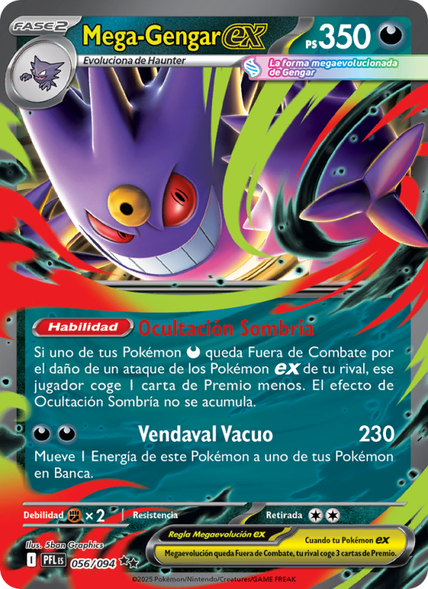 Mega-Gengar ex from Fuegos Fantasmales