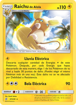 Raichu de Alola