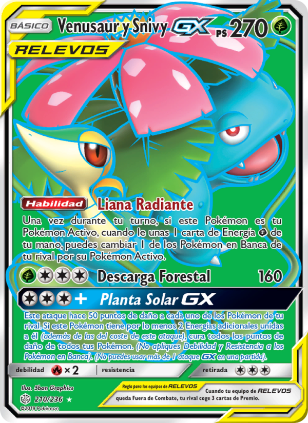 Venusaur y Snivy GX