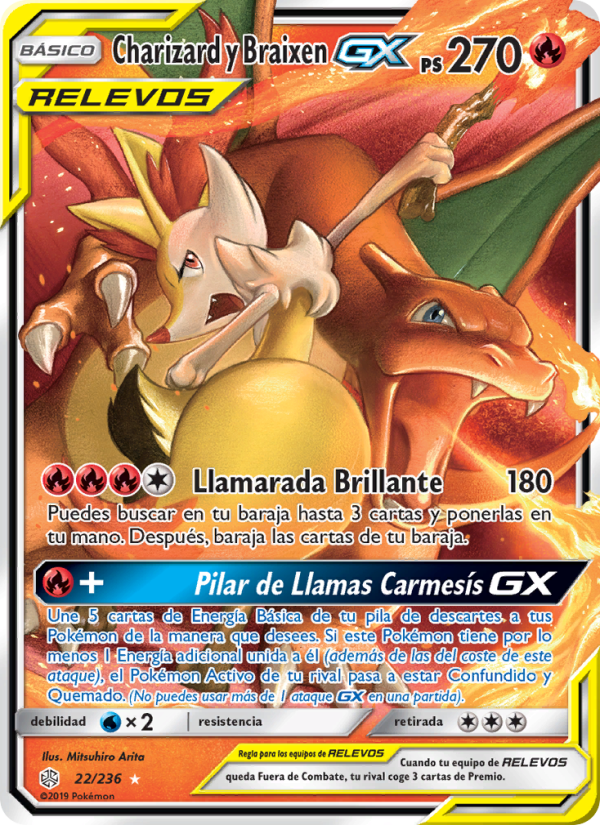 Charizard y Braixen GX