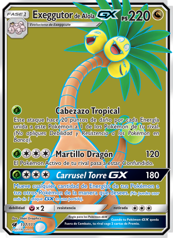 Exeggutor de Alola GX