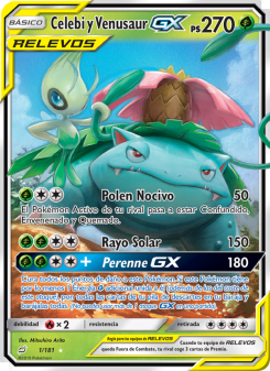 Celebi y Venusaur GX