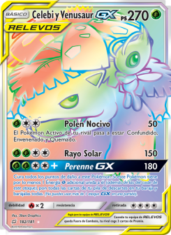 Celebi y Venusaur GX