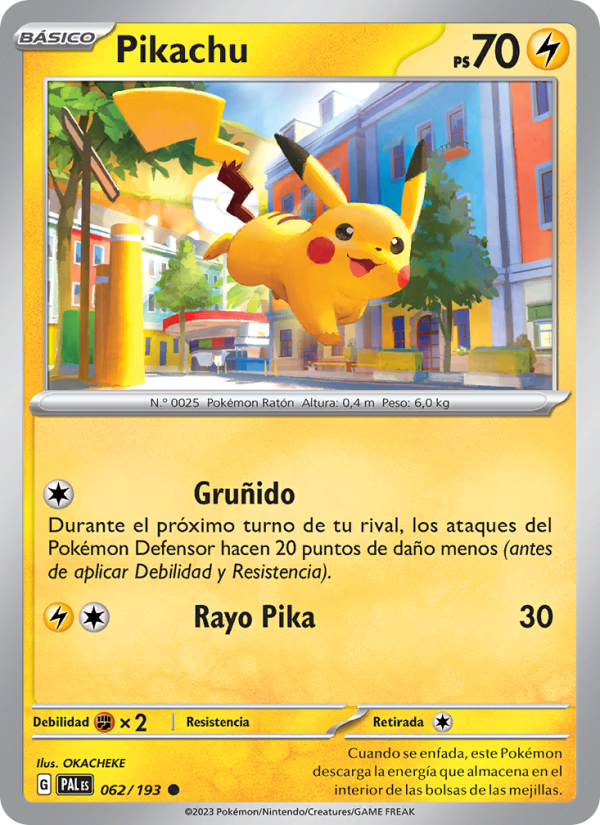 Pikachu from Evoluciones en Paldea