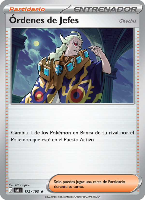 Órdenes de Jefes from Evoluciones en Paldea