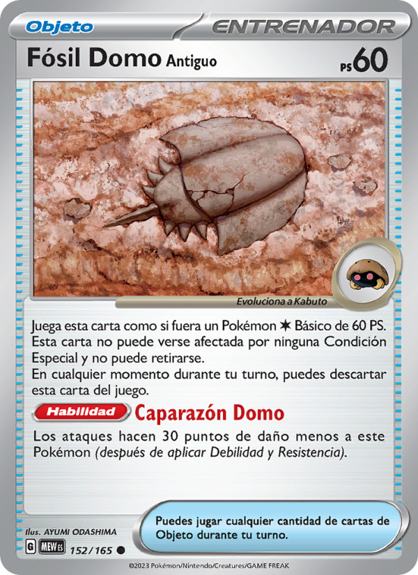 Fósil Domo Antiguo