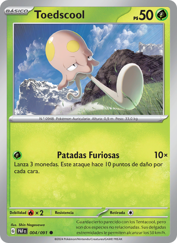 Toedscool from Destinos de Paldea