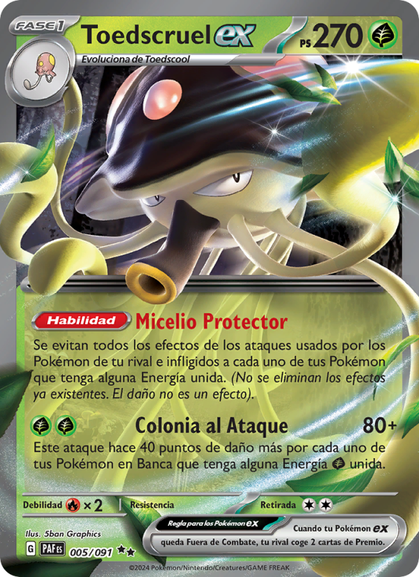 Toedscruel ex from Destinos de Paldea