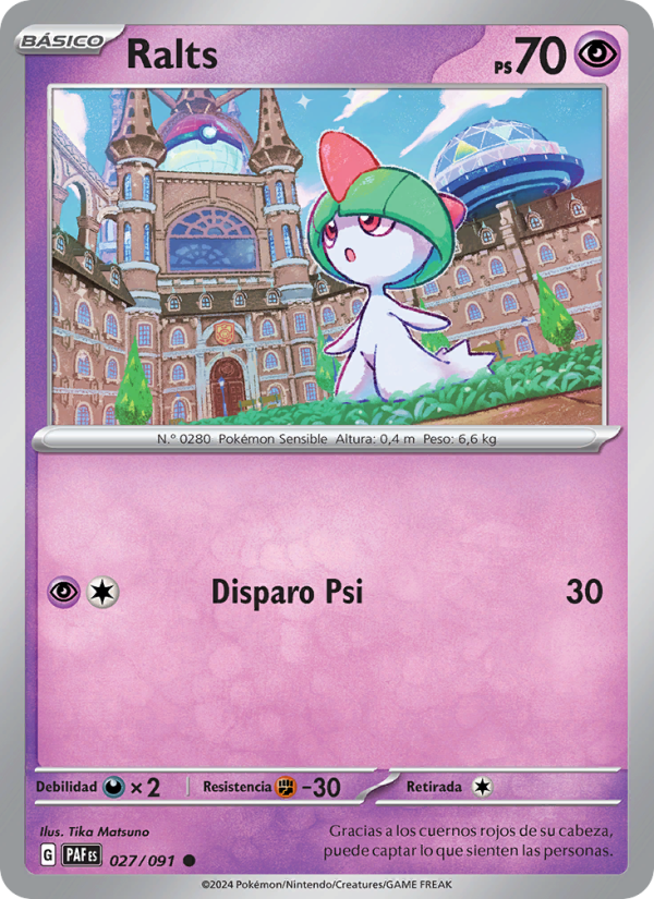 Ralts from Destinos de Paldea
