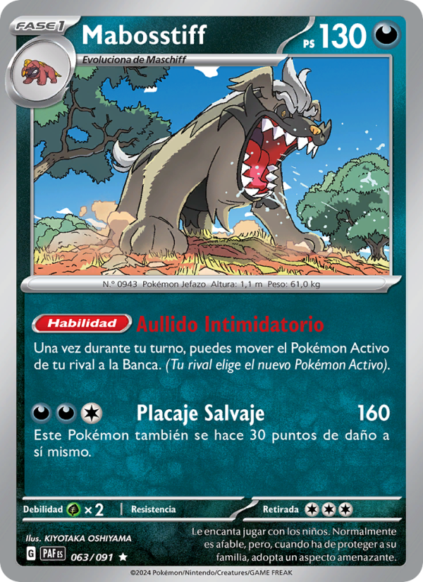 Mabosstiff from Destinos de Paldea