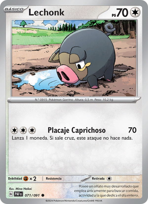 Lechonk from Destinos de Paldea