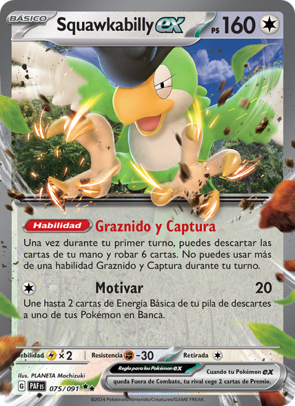 Squawkabilly ex from Destinos de Paldea