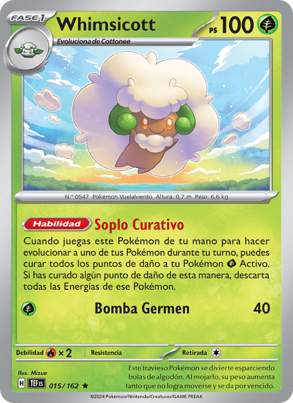 Whimsicott from Fuerzas Temporales