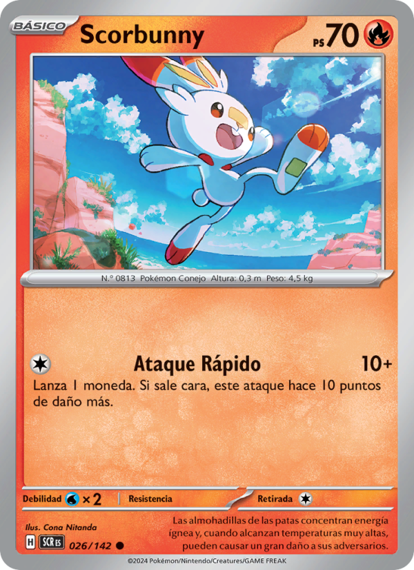 Scorbunny from Corona Astral