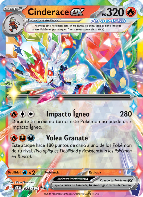 Cinderace ex from Corona Astral