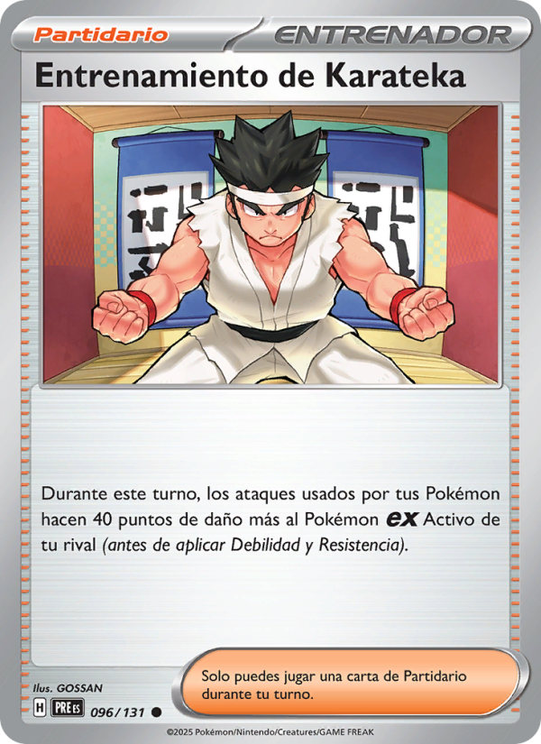Entrenamiento de Karateka