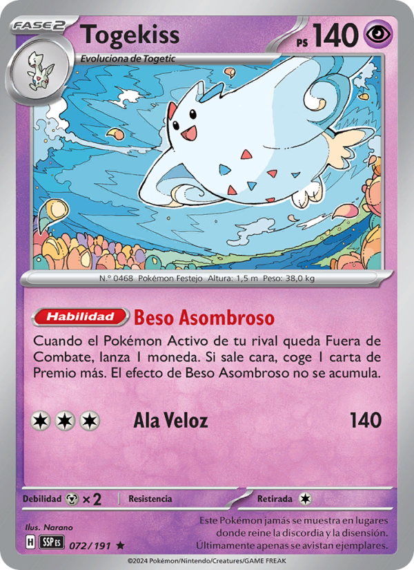 Togekiss from Chispas Fulgurantes