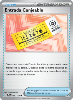 Entrada Canjeable
