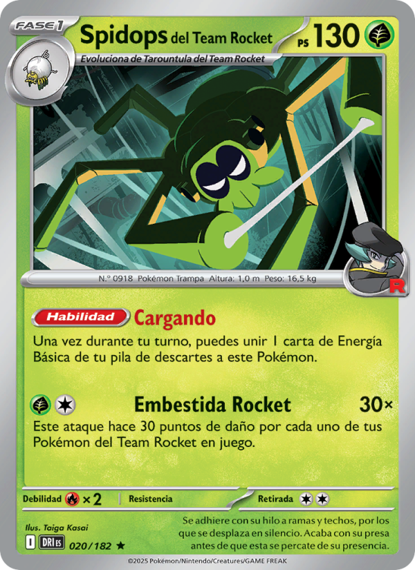 Spidops del Team Rocket from Rivales Predestinados