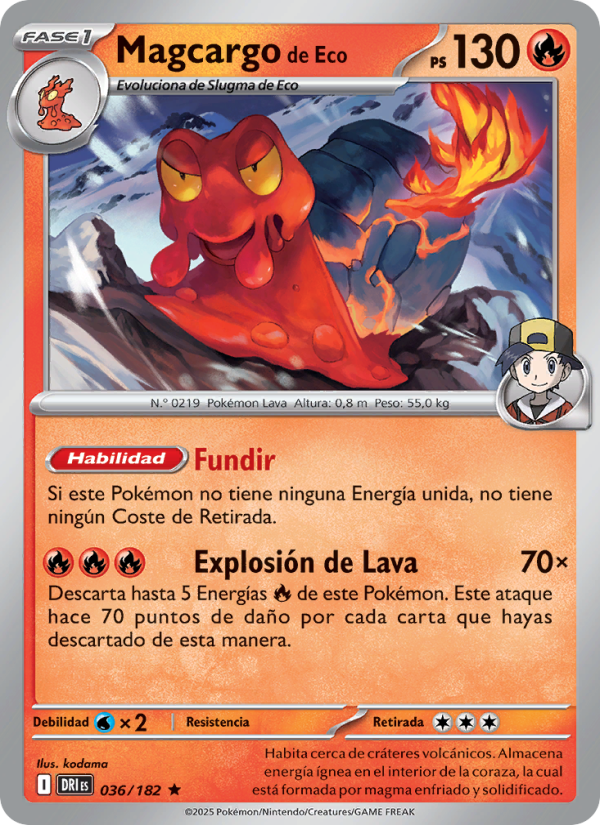 Magcargo de Eco from Rivales Predestinados
