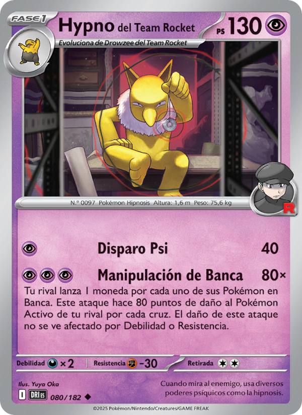 Hypno del Team Rocket