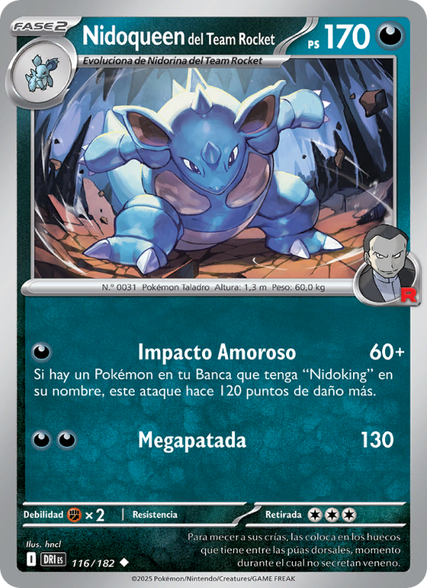 Nidoqueen del Team Rocket