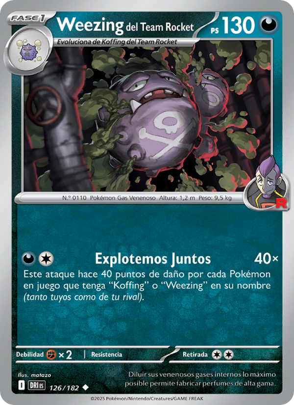 Weezing del Team Rocket
