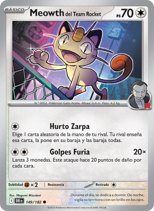 Meowth del Team Rocket from Rivales Predestinados