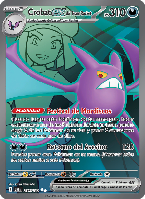Crobat ex del Team Rocket