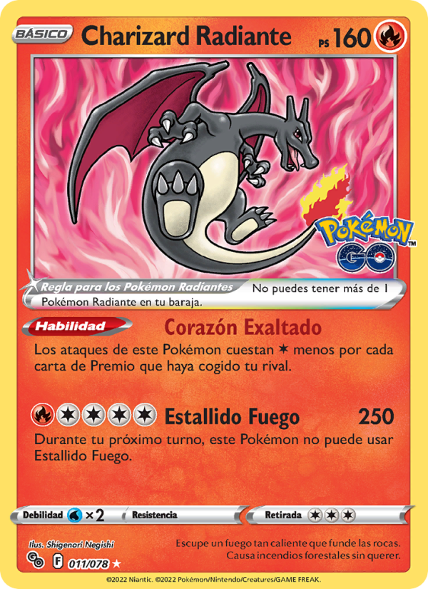 Charizard Radiante