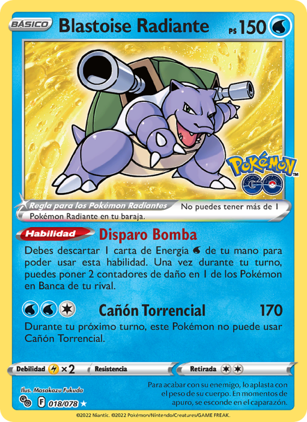 Blastoise Radiante