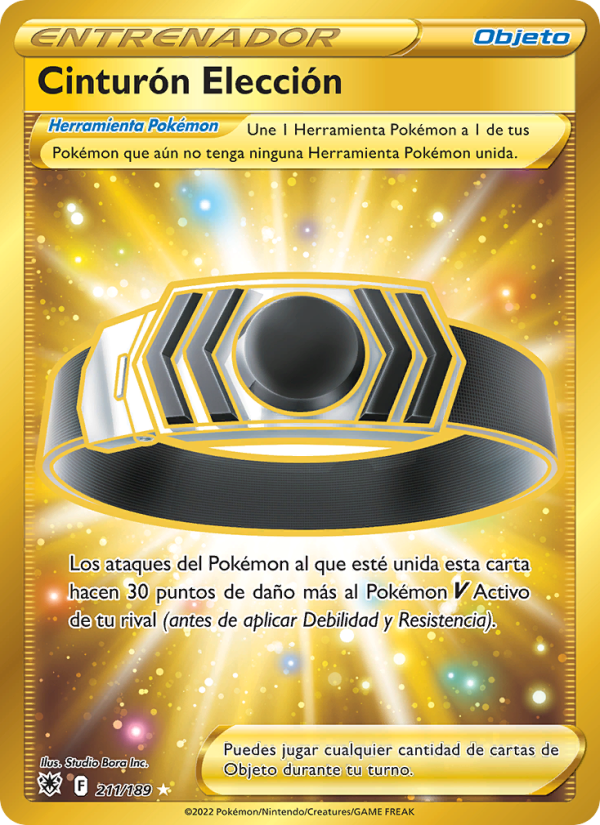 Cinturón Elección