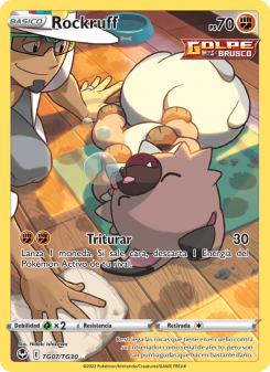 Rockruff from Tempestad Plateada