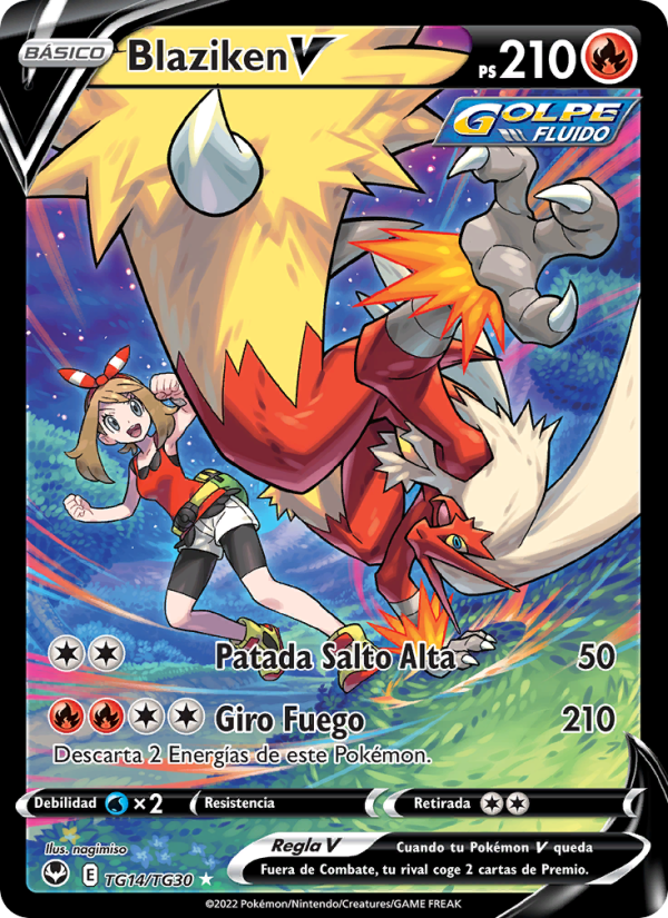 Blaziken V from Tempestad Plateada