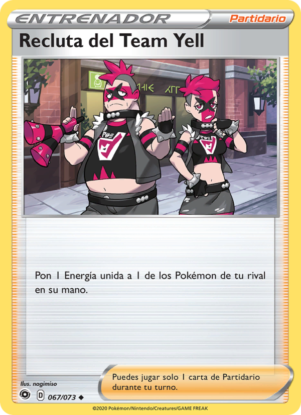 Recluta del Team Yell from Camino de Campeones
