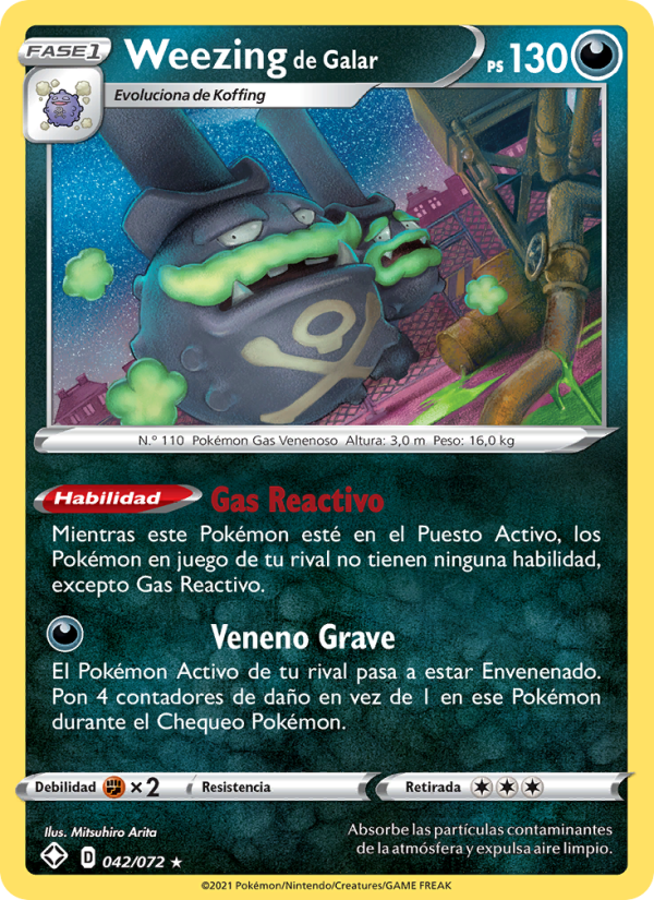Weezing de Galar from Destinos Brillantes