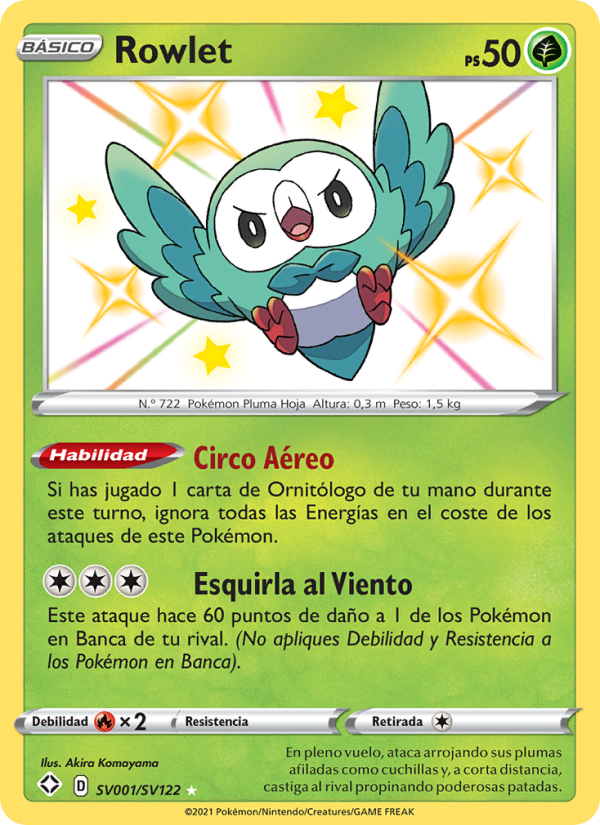 Rowlet from Destinos Brillantes
