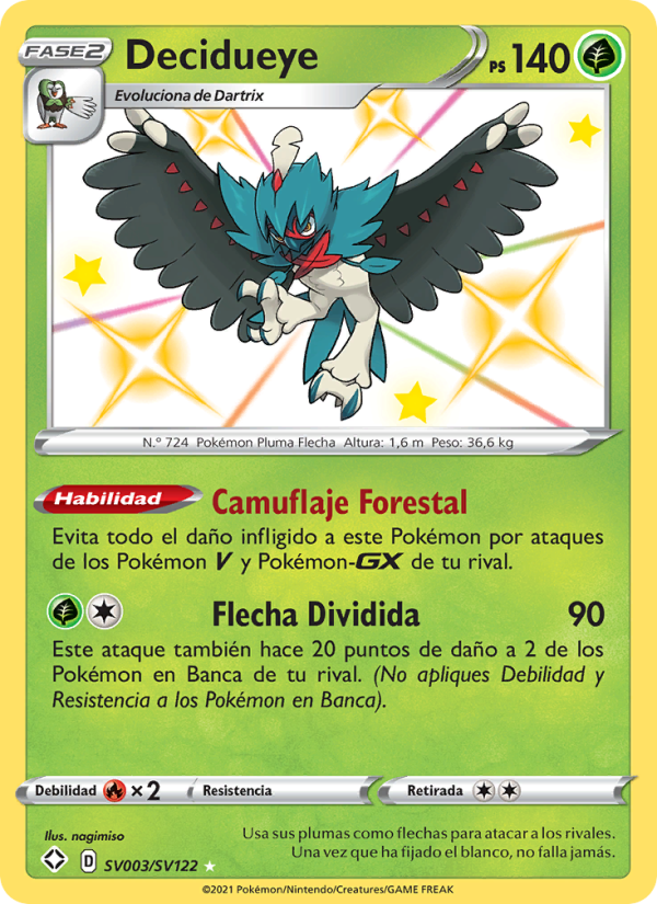 Decidueye from Destinos Brillantes