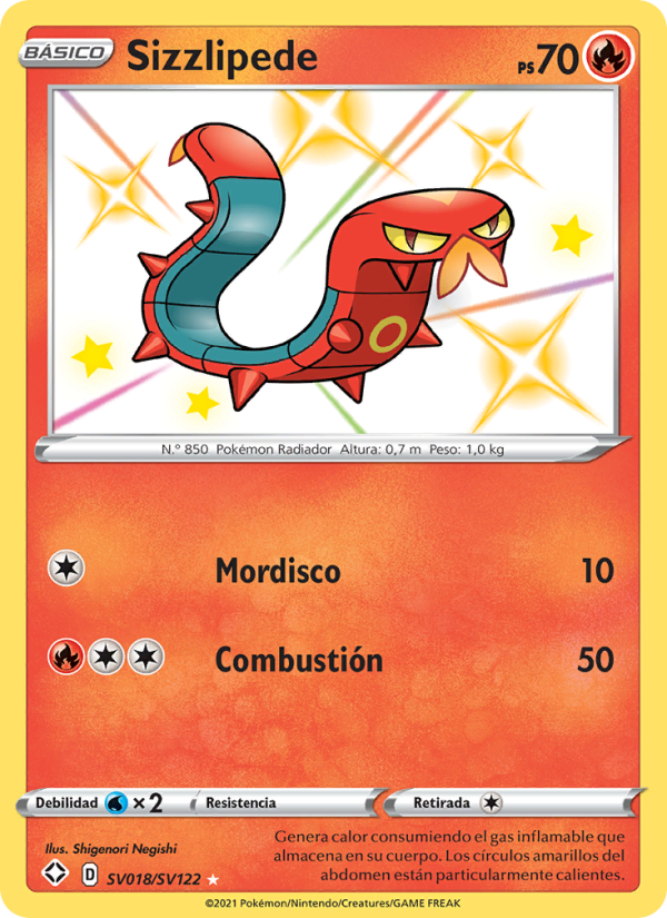 Sizzlipede from Destinos Brillantes