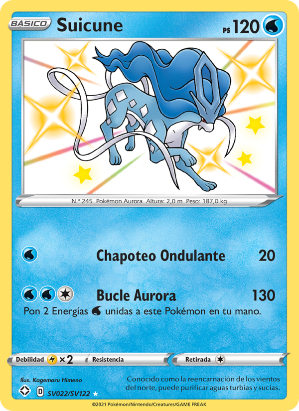 Suicune from Destinos Brillantes