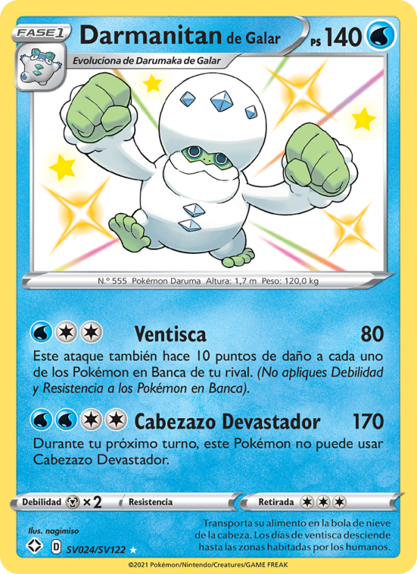 Darmanitan de Galar from Destinos Brillantes