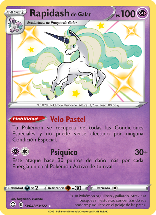 Rapidash de Galar from Destinos Brillantes