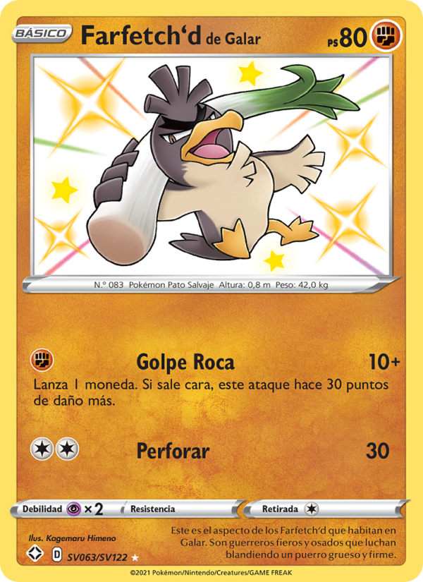Farfetch'd de Galar from Destinos Brillantes