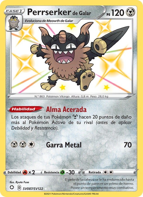 Perrserker de Galar from Destinos Brillantes