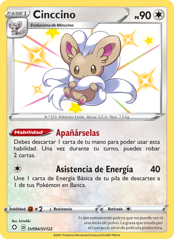 Cinccino from Destinos Brillantes