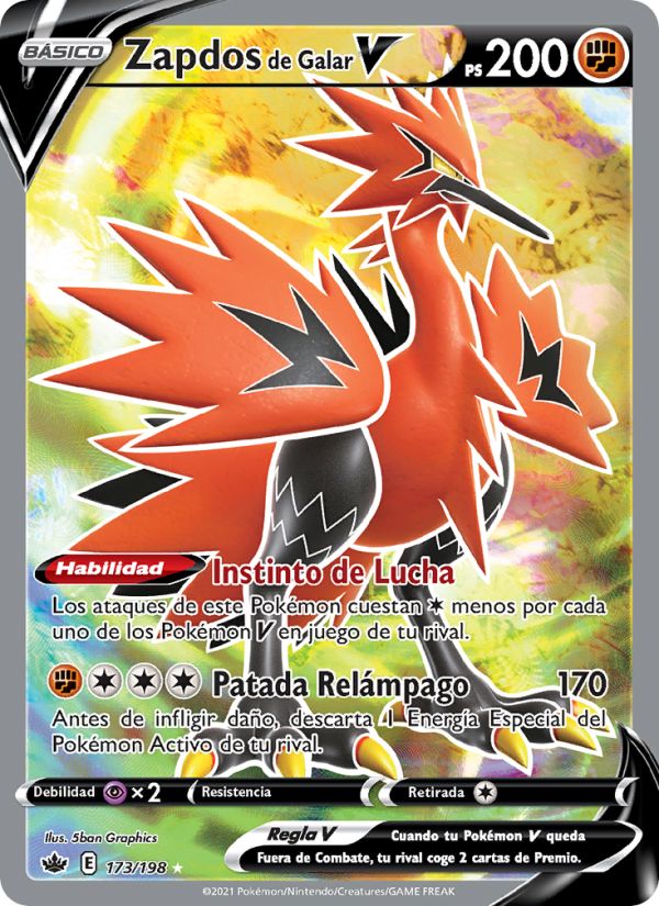 Zapdos de Galar V