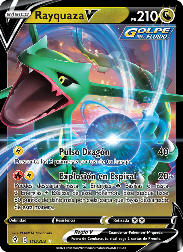 Rayquaza V from Cielos Evolutivos