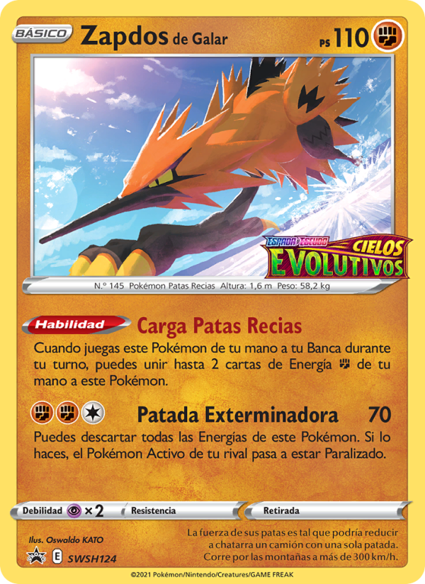 Zapdos de Galar